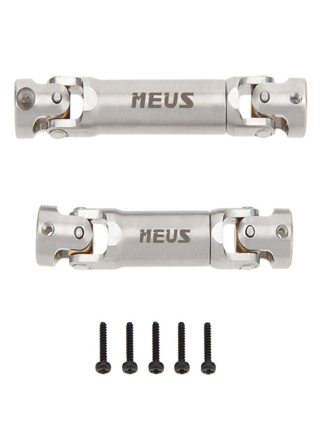 MEUS RACING Ascent 32 Driveshaft Front Rear Drive Shaft for 1/32 Redcat Ascent-32 RC Crawler Upgrades (Silver) - Image 1