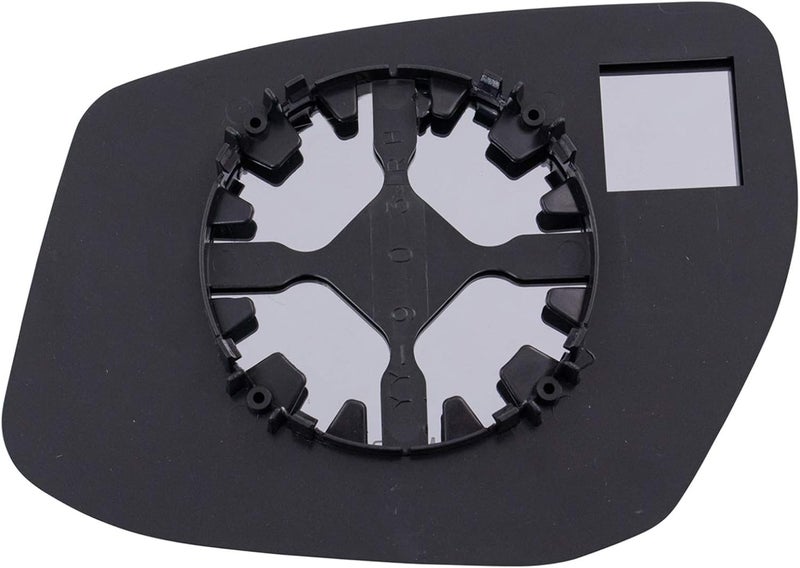 TRQ Passenger Side Mirror Glass Convex Snap On Compatible with 2014-2018 Nissan Altima 2013-2019 Nissan Sentra NI1325106 - Image 4