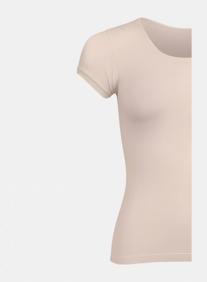 Silvy Lycra Lucy Half Sleeves Round Neck Top For Women - Image 3