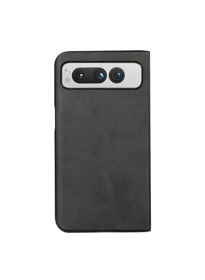 S-TOP Case For Google Pixel Fold Two-color Calf Texture Shockproof Phone Case - Image 2