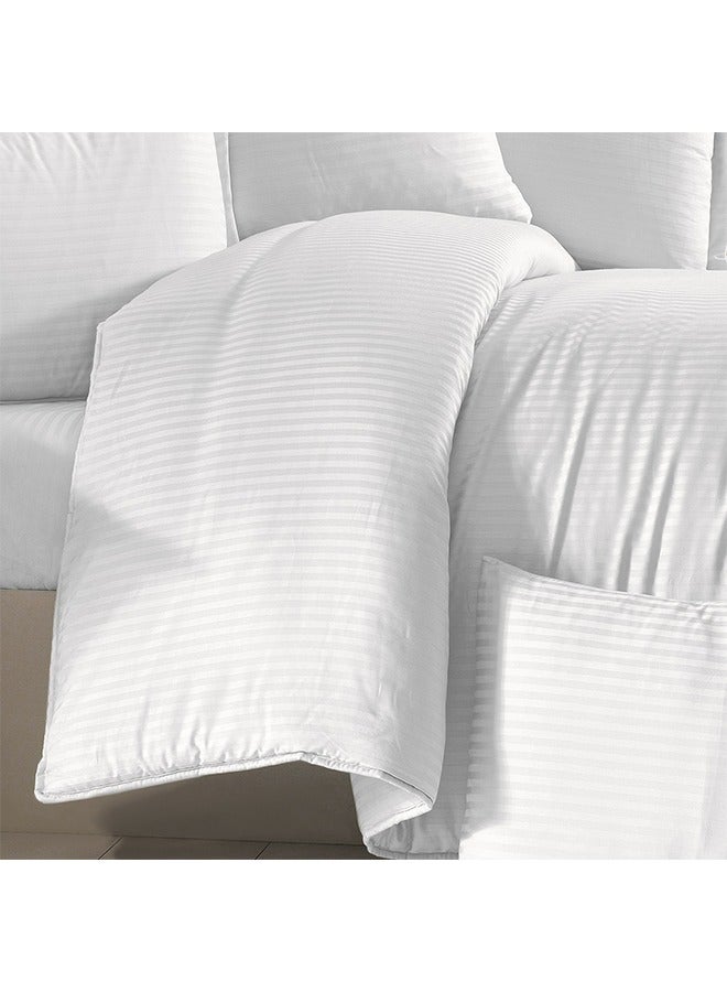 In-House Hotel Bedspread - White - Double Size - Image 3