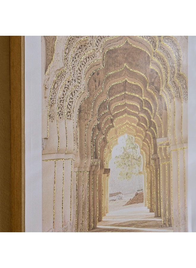 Home Box Onyx Glitter Framed Wall Art - 62x4x92 cm - Image 3