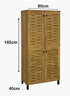 Generic Shoe Cabinet Simple Shoe Rack Modern Storage Cabinet Of Shoes 165*80*40 CM  - Image 3