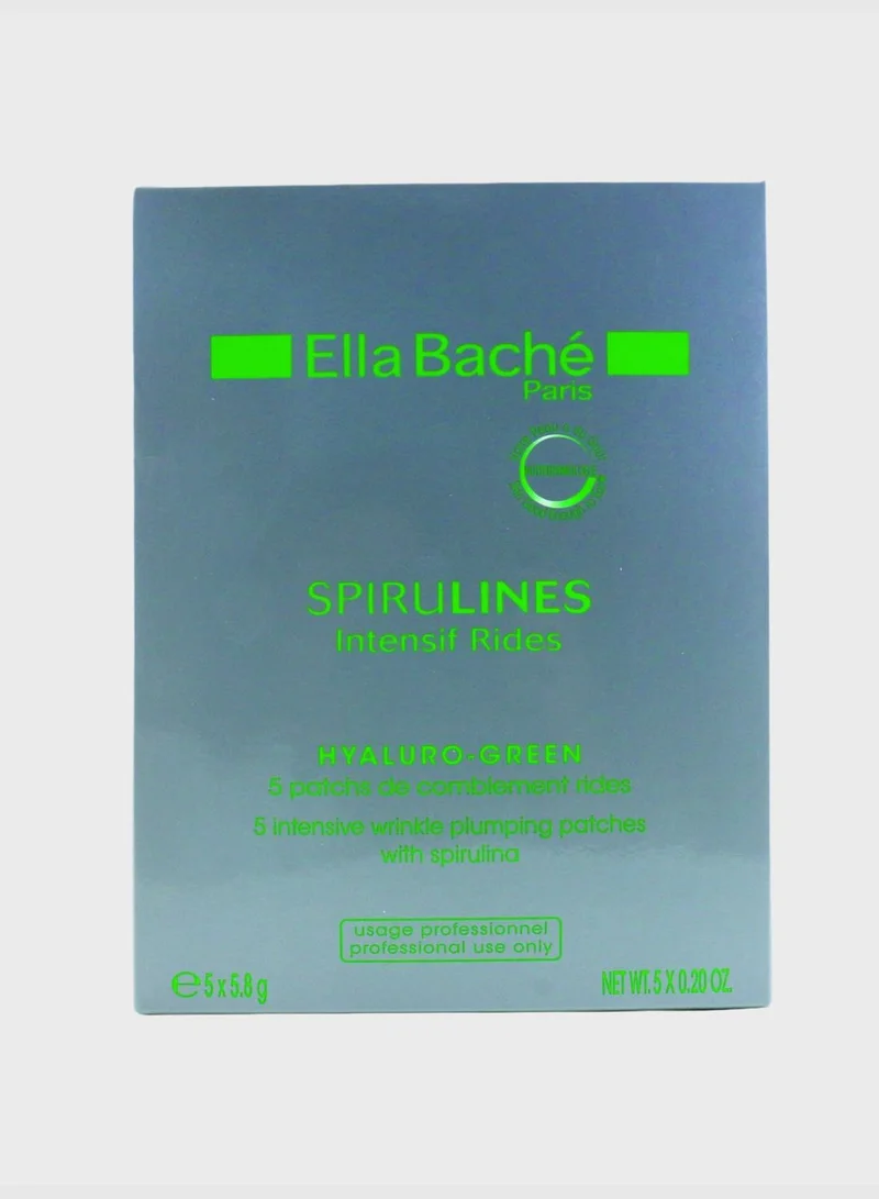 Ella Bache Spirulines Intensif Rides Hyaluro-Green Intensive Wrinkle Plumping Patches (Salon Product)
