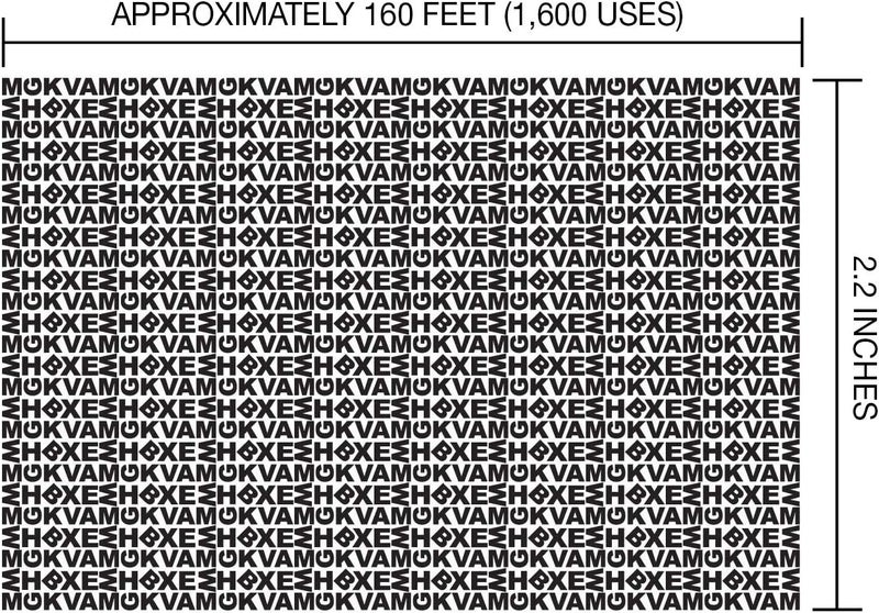 Plus Identity Theft Prevention Wide Roller Security Stamp Kit, Blue - Image 3