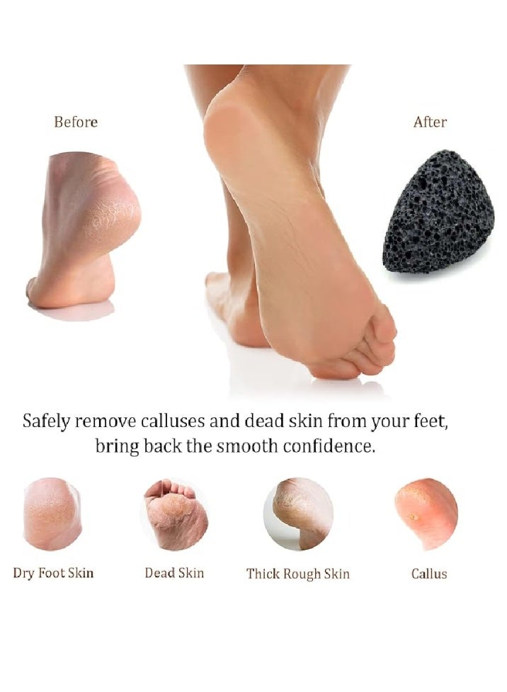 حجر الخفاف الأسود للتقشير و العناية بالقدمين الصحية - Image 2