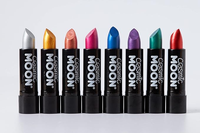 Cosmic Moon Metallic Lipstick by Cosmic Moon Blue For mesmerising metallic lips - Image 3