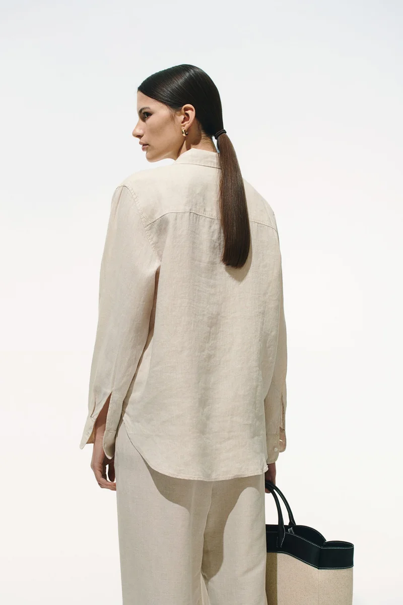 اتش اند ام Linen shirt
