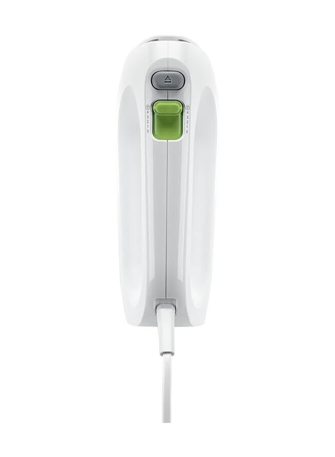 BRAUN Hand Mixer 400W 4 Speeds Turbo Smart Mix 2 Stainless Steel Whisks 2 Stainless Steel Hooks Hm1010Wh White - Image 3