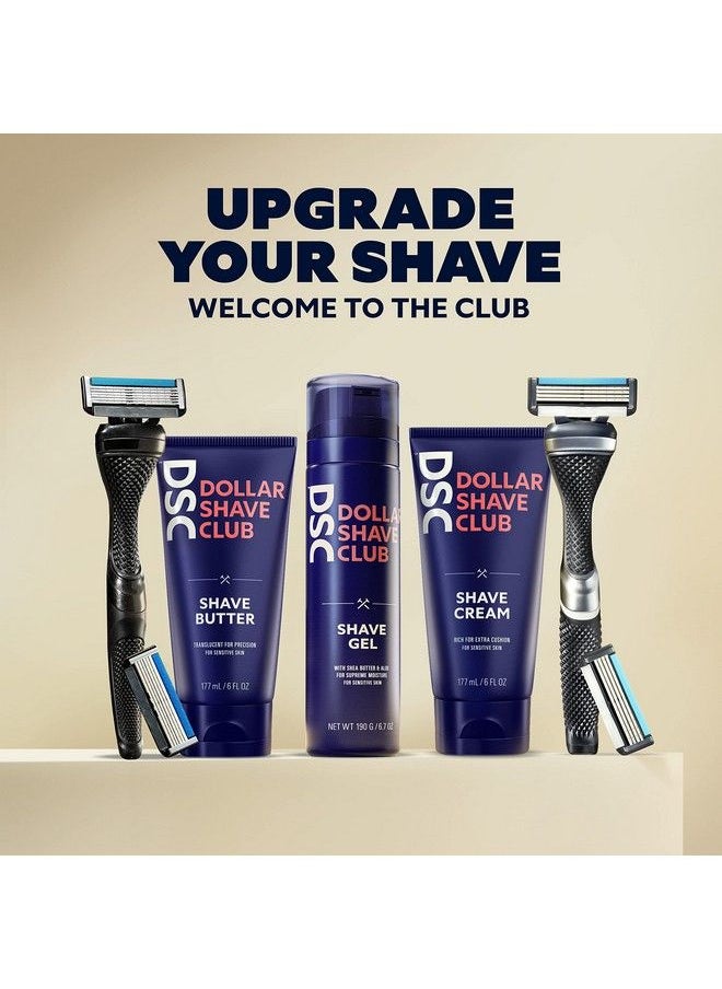 DOLLAR SHAVE CLUB - Shave Cream For Extracushioned Shaving Suitable For Sensitive Skin 6 Oz - Image 1
