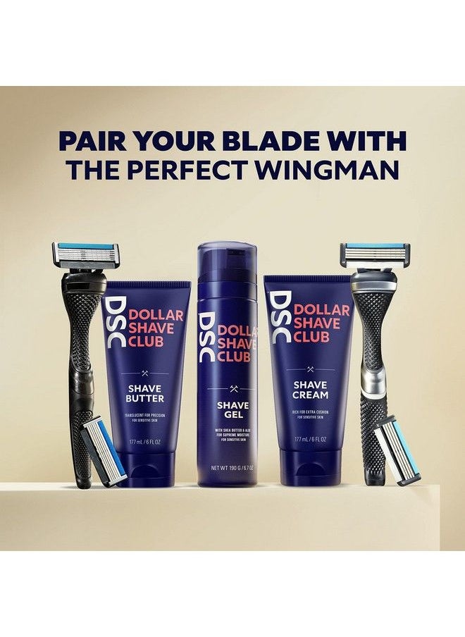 DOLLAR SHAVE CLUB - Shave Cream For Extracushioned Shaving Suitable For Sensitive Skin 6 Oz - Image 1