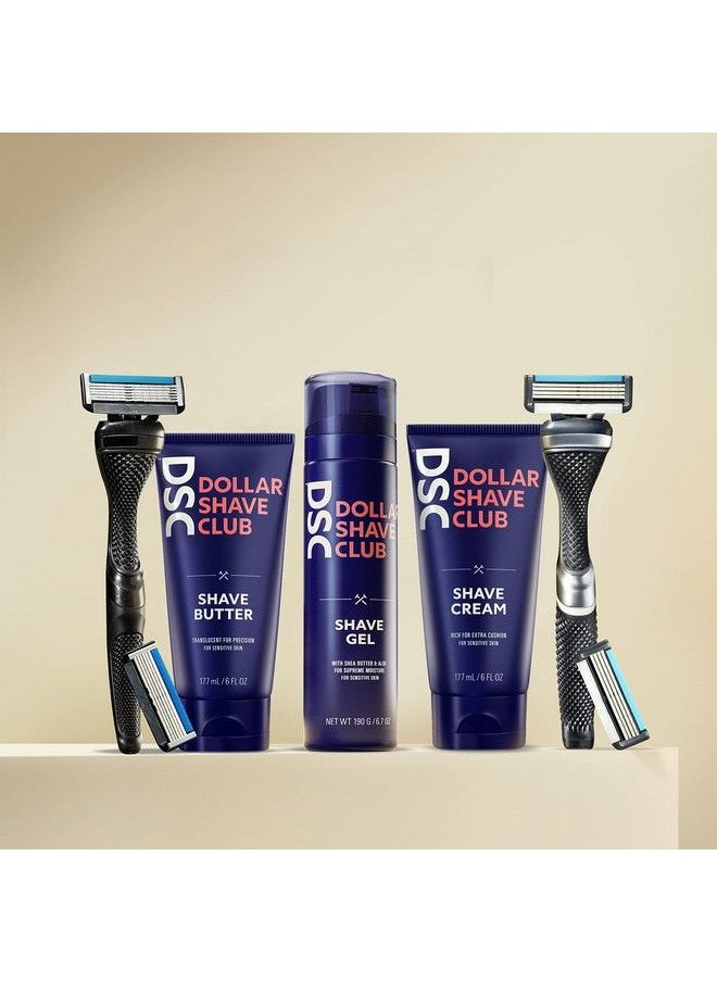 DOLLAR SHAVE CLUB - Shave Cream For Extracushioned Shaving Suitable For Sensitive Skin 6 Oz - Image 1