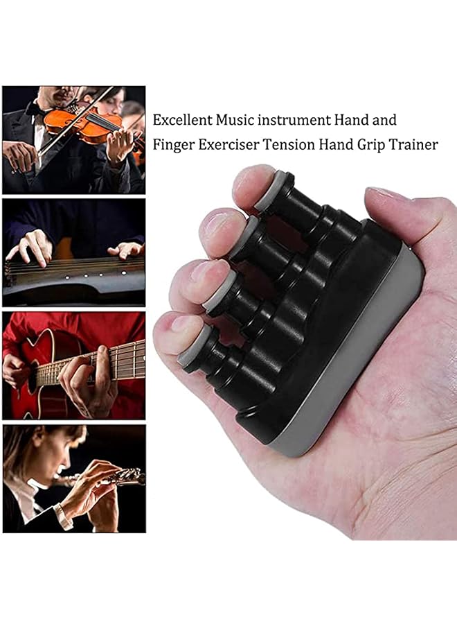 KASTWAVE Guitar Finger Exerciser Grip Hand Strengthener Finger Strengthener for Musicians Ukulele or Physical Therapy Silicone Pad Tension - Image 4
