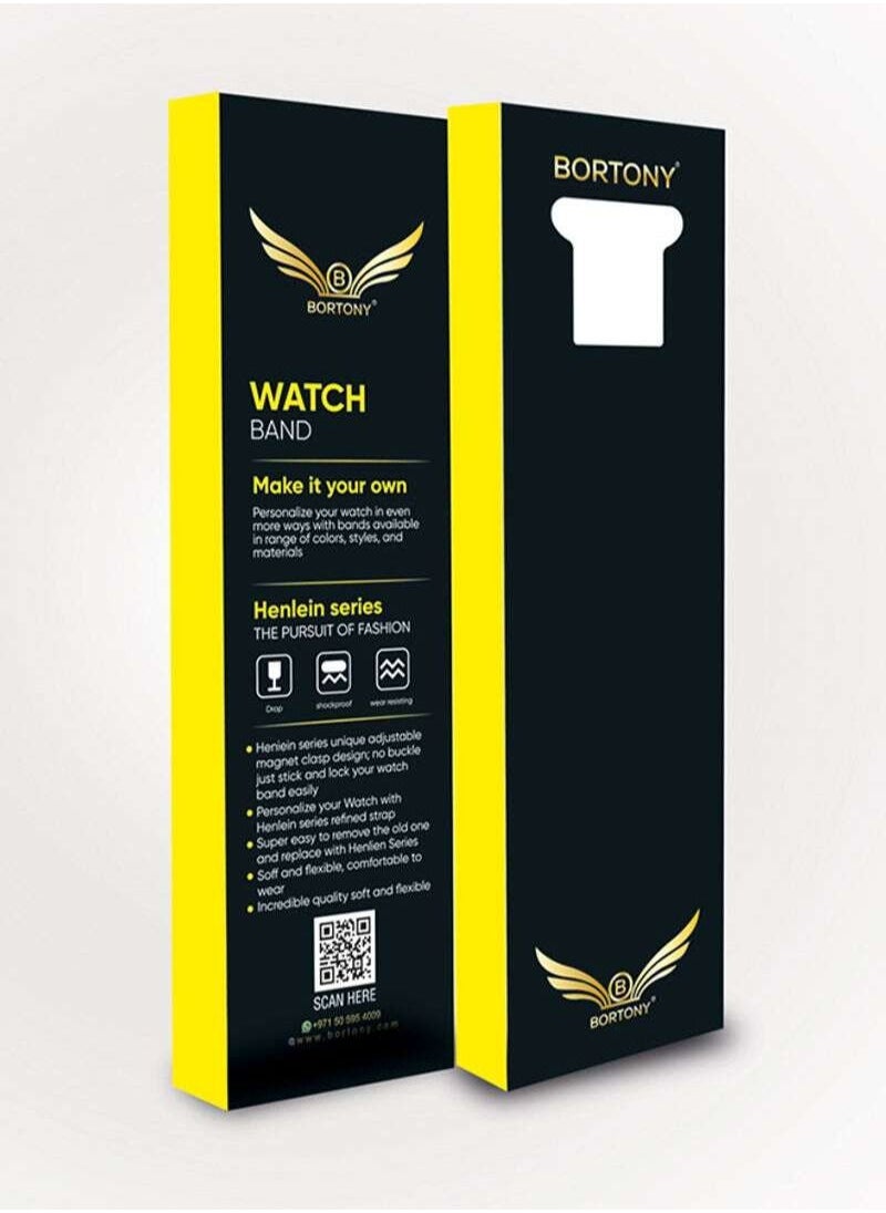 BORTONY - Replacement Band For Apple Watch Series 5/4/3/2/1 42/44mm - Image 1