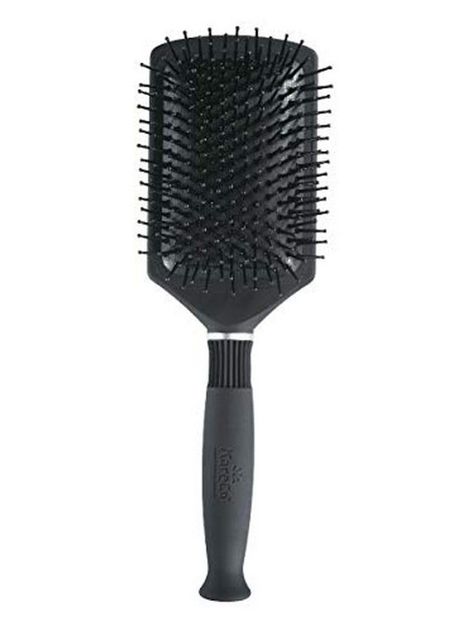 KareCo Large Paddle Brush: Cushioned Square Paddle Brush For Long Or Wet Hair Black Color - Image 2