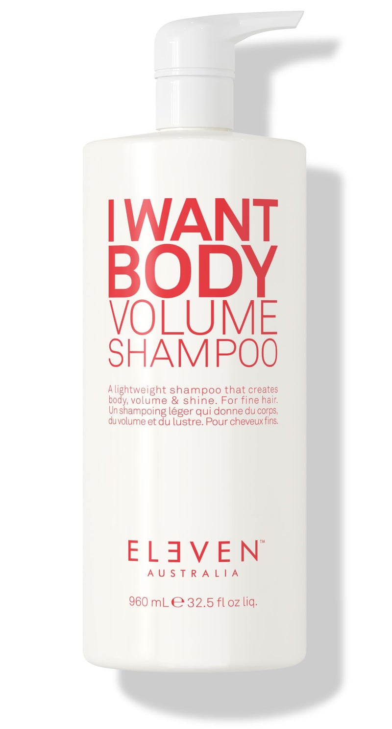 ELEVEN AUSTRALIA I Want Body Volume Shampoo - Volumizing Shampoo for Fine Hair, Adds Fullness & Thickness, Sulfate-Free Formula for Healthy, Lightweight Hair - 32.5 Fl Oz