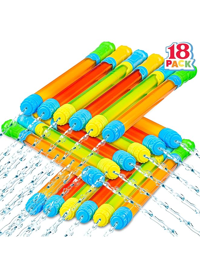 JOYIN 18 Pack 16.5'' Water Gun Super Soaker Blaster Squirt Guns Bulk Summer Outdoor Swimming Pool Backyard Beach Water Game Fighting Play Pool Toys - Image 1