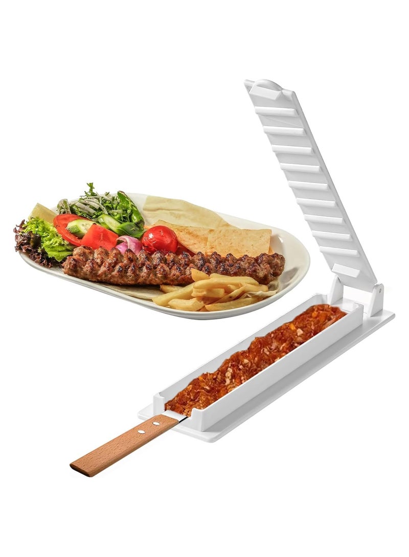 Kebab Maker Skewers Kebab Machine Plastic Kebab Maker Tool Turkish Kebab Press Maker, Manual Kabob Mold for Kitchen Home Picnic Outdoor Camping  - Image 1