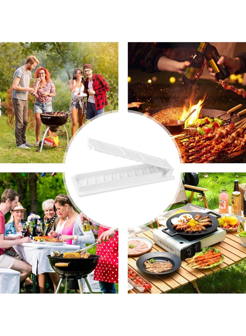 Kebab Maker Skewers Kebab Machine Plastic Kebab Maker Tool Turkish Kebab Press Maker, Manual Kabob Mold for Kitchen Home Picnic Outdoor Camping  - Image 3