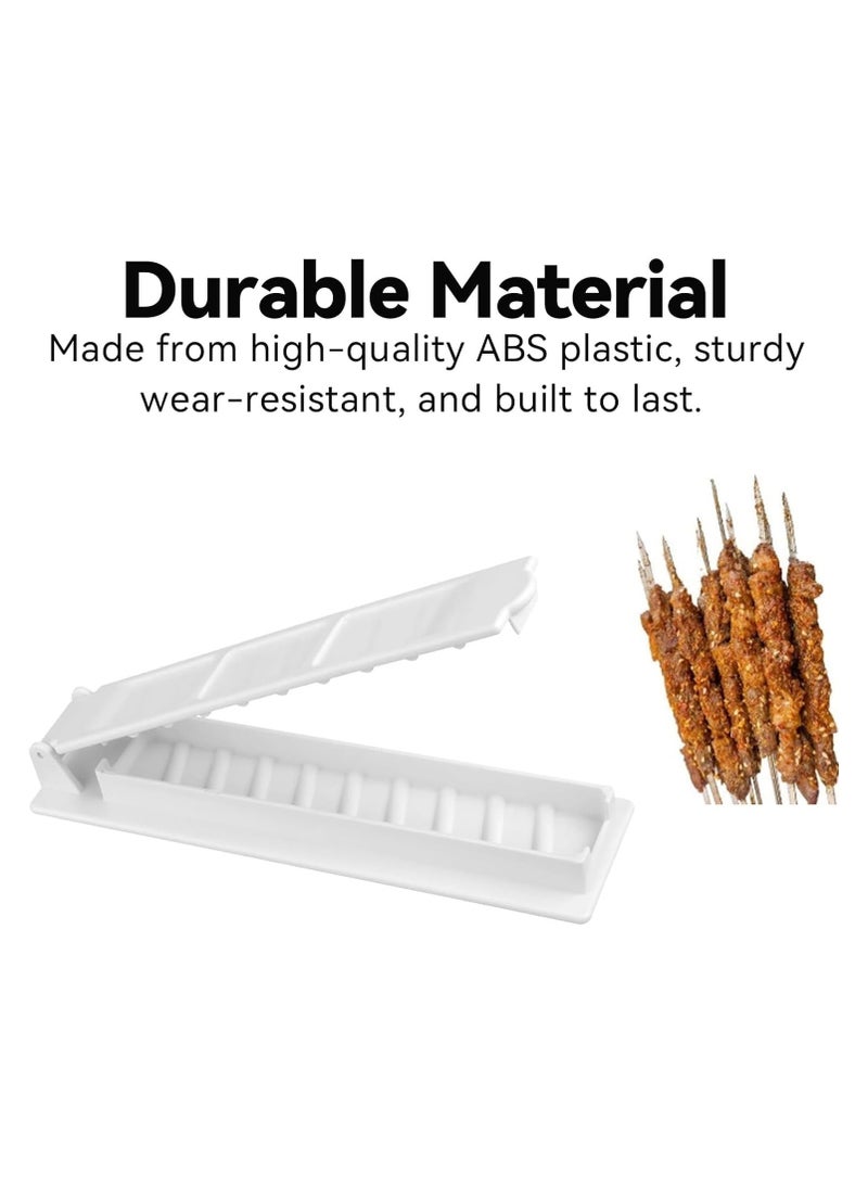 Kebab Maker Skewers Kebab Machine Plastic Kebab Maker Tool Turkish Kebab Press Maker, Manual Kabob Mold for Kitchen Home Picnic Outdoor Camping  - Image 4