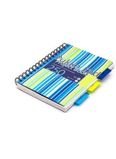Pukka Pad 1 Pukka Pad, A5 Striped Project Notebook -Pack - 21 x 14.9cm - Wirebound Notebook with 8mm Feint Ruled Lines on 80GSM Paper – Includes 3 Repositionable Dividers with Storage Pockets - 250 Pages  - Image 5