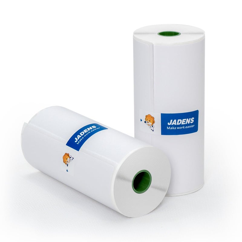 JADENS 2 Rolls Thermal Label Paper, 4Ã—6'' Compatible with C10 - Image 1