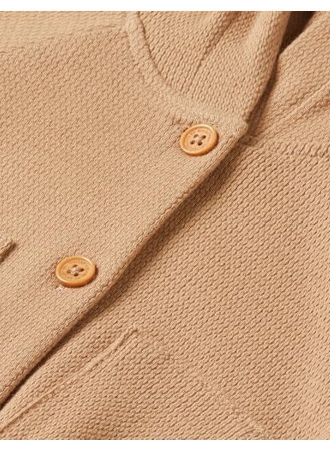 UNITED COLORS OF BENETTON Baby Boys Jacket Hooded Sweatshirt - Tobacco  - Image 3