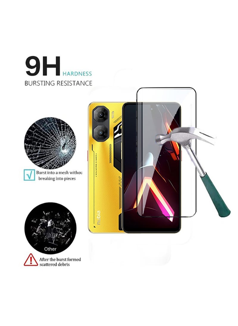 Generic 2 Pack Screen Protector Tempered Glass for ZTE Nubia NEO 3 5G , Full Coverage HD Anti-Scratch Bubble-Free Tempered Film with High Response  - Image 3
