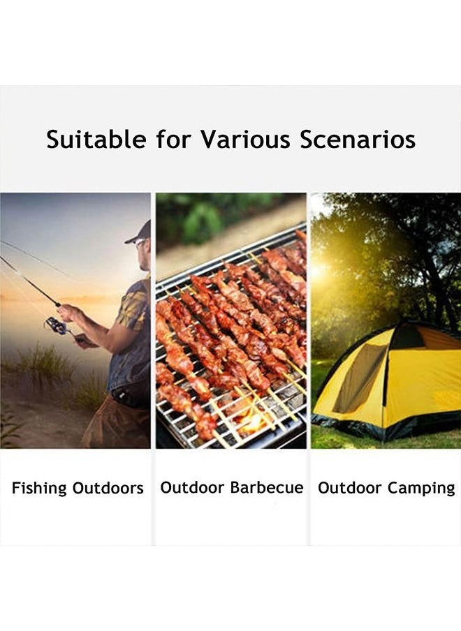 Beauenty - Outdoor Camping Folding 1pcs Table+2pcs Chair Lightweight Folding Table And Chair Easy To Carry  Perfect For Outdoor  Picnic  Cooking  Beach  Hiking  Fishing (95×57×50+43×43×72cm) - Image 1