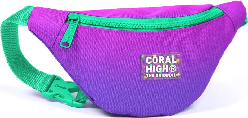 CORAL HIGH Kids Pink Purple Color Gradient Waist Bag 11514