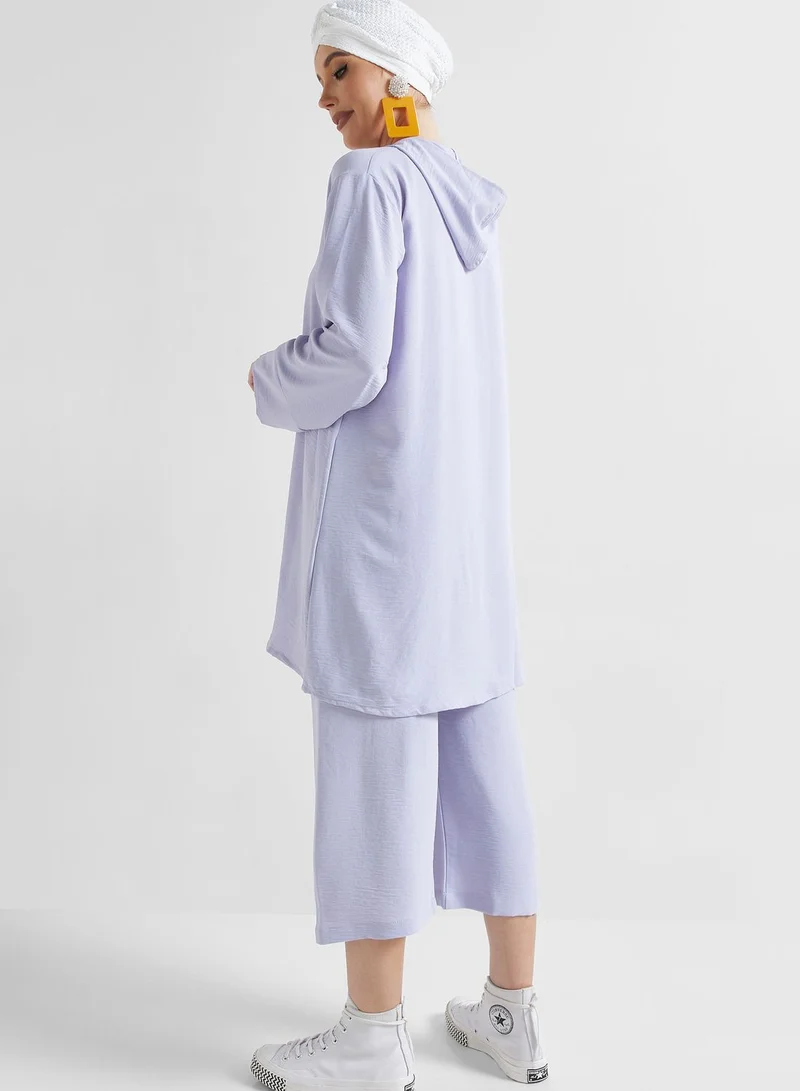 Khizana Longline Shirt & Pant Set