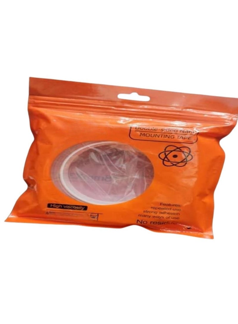 Transparent Double-Sided Tape – 12MM × 3M for Office & Industrial Use