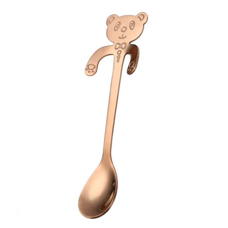 Mermaid Design Coffee Spoon 304 Stainless Steel - Bear Handle Tea Spoon Compact Cup Accessory for Coffee Experience - Image 1