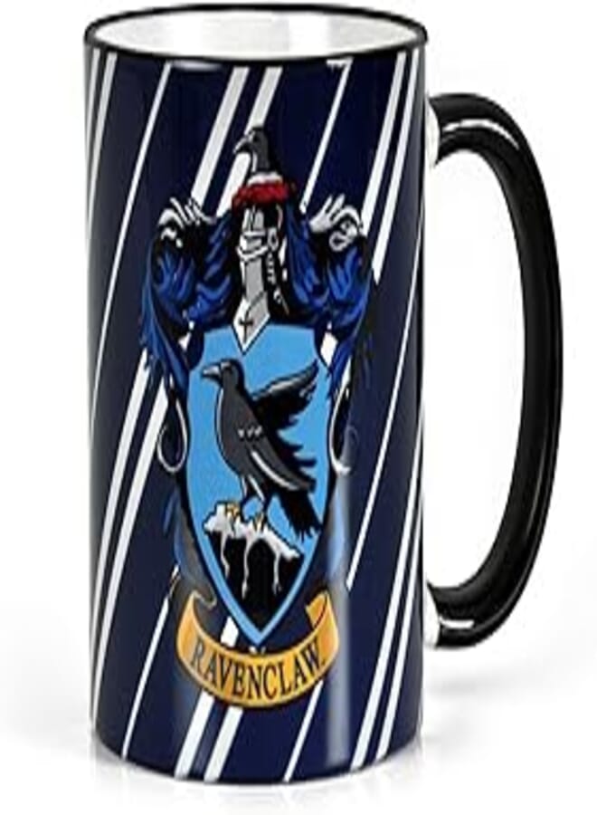 Elbenwald Elbenwald Harry Potter Arms Ravenclaw Coat Mug with Arm with Ephrags Ravenclaw/Adler and Ceramic Lettering 300ml Blue 