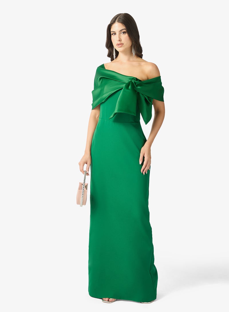 Namshi x off shoulder dress with bow detail - Image 5