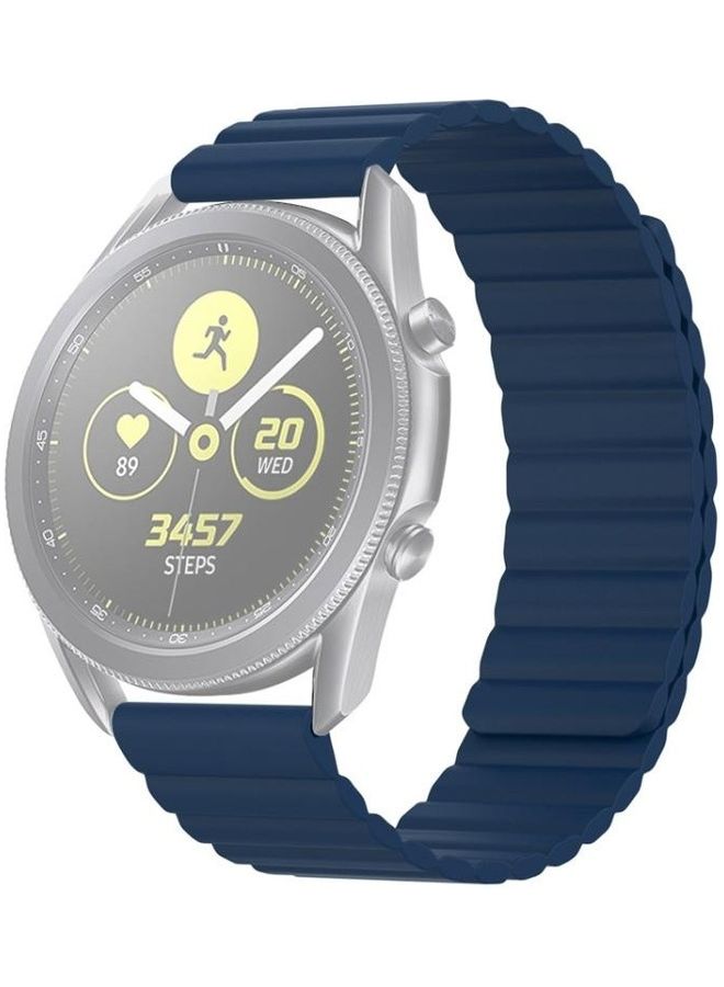 NIBEMINENT Replacement Strap for Samsung Smart Watch 20mm Blue