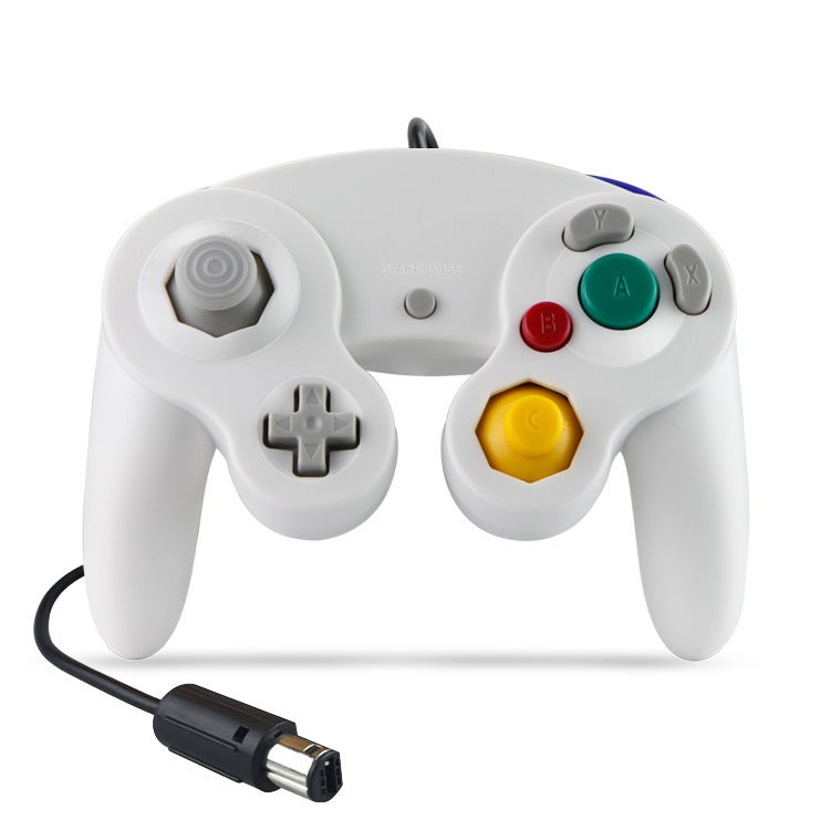 NGC Wired Controller Single Vibration Gamecube White 