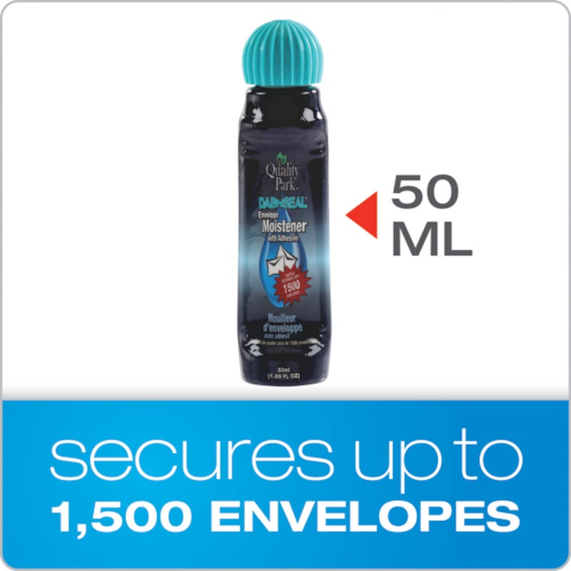 Quality Park Dab-N-Seal Envelope Moistener with Adhesive, 50ML Bottle, 4 Pack (46071) - Image 5