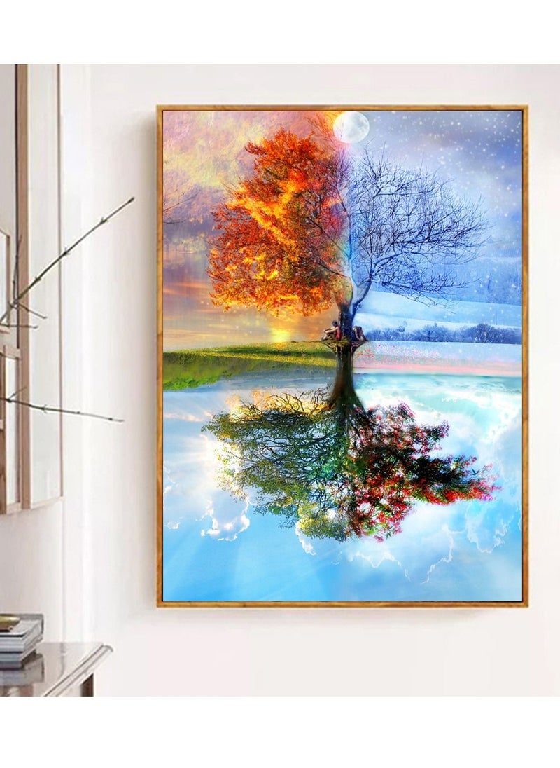 General DIY 5D Diamond Painting Embroidery Wall Decor Kit 30 x 40centimeter  - Image 1