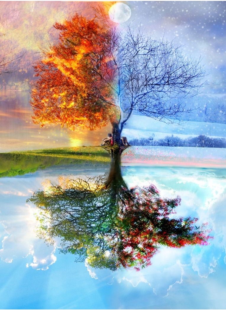 General DIY 5D Diamond Painting Embroidery Wall Decor Kit 30 x 40centimeter  - Image 2