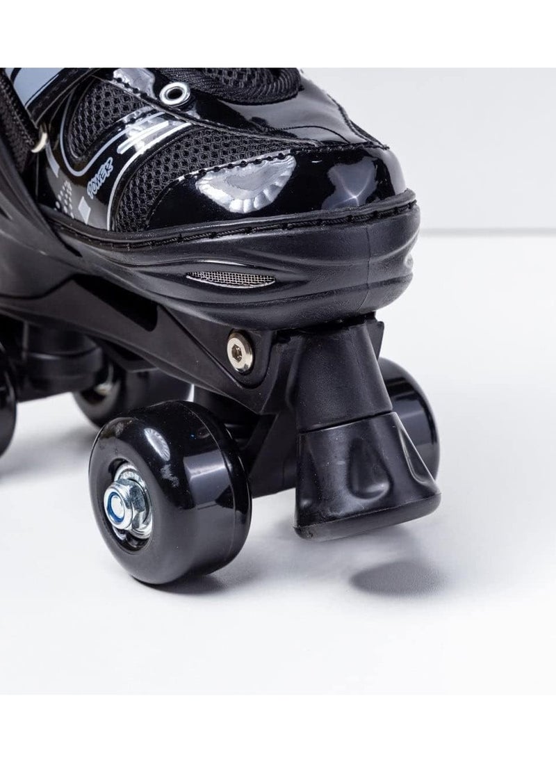 Generic - Power Superb Adjustable Roller Skate Shoes 2-Rows 4-Wheels - Image 1