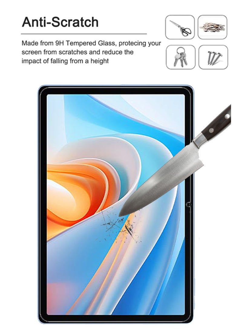 REWO For itel VistaTab 30 - 11 inches - Combo Pack Tempered Glass Screen Protector - Premium HD Delicate Touch , Higher Transparency , Easy to Install ,Anti-scratch and Bubble-free Screen Protector - Clear - Image 3