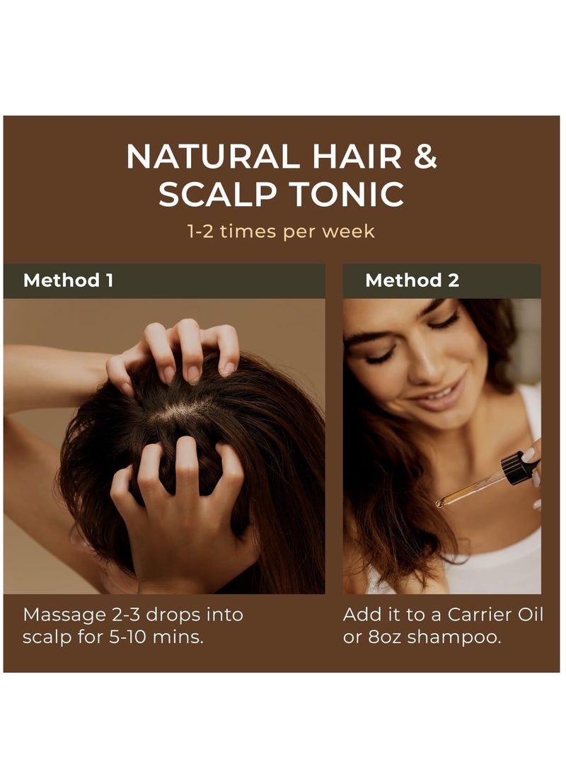 جيا لابس زيت إكليل الجبل للشعر وفروة الرأس من Gya Labs - زيوت إكليل الجبل العطرية الطبيعية 100% للشعر والبشرة وزيت إكليل الجبل العطري للموزع - زيوت عطرية نقية 100% (0.34 أونصة سائلة) - Image 4