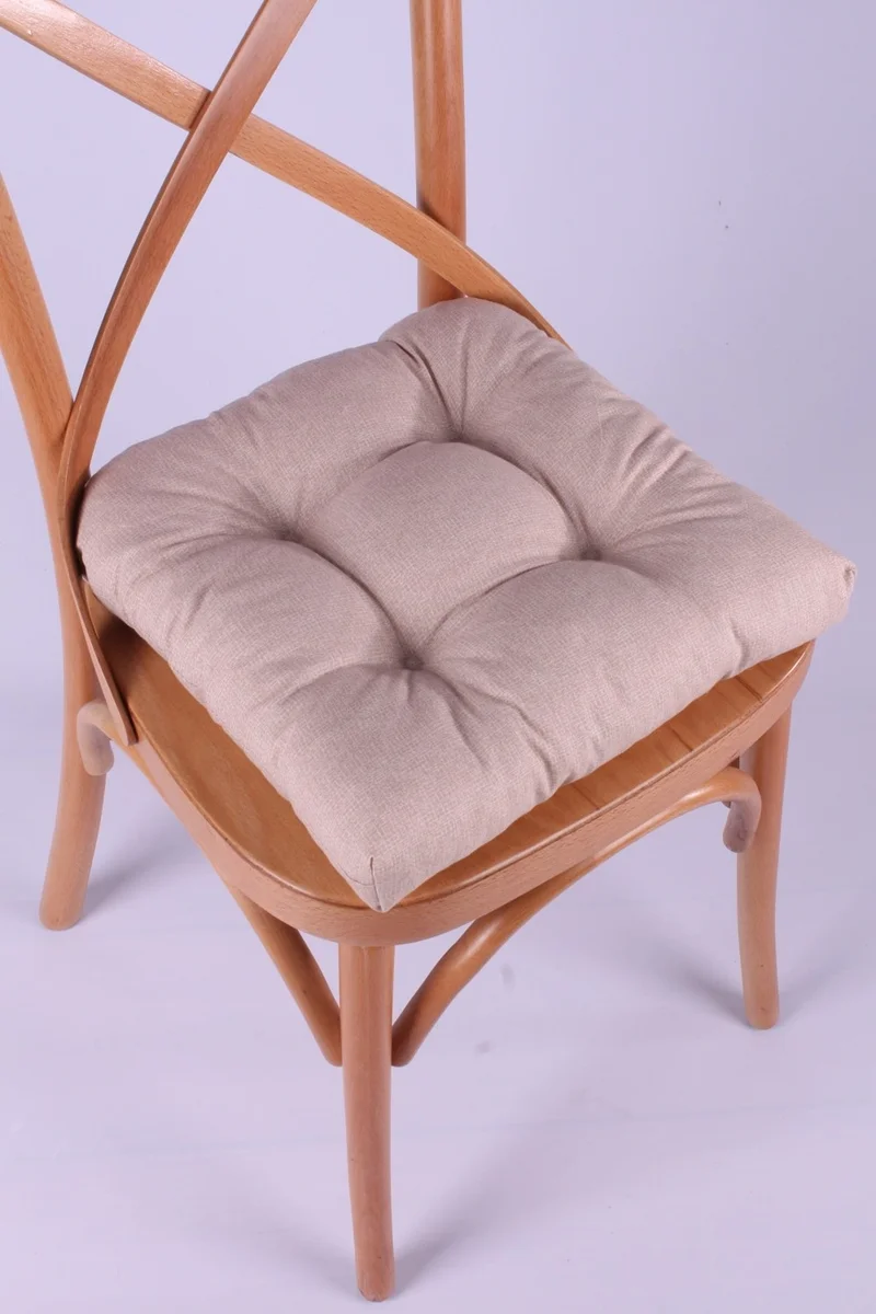 Altın Pamuk Gold Cotton Lina Pofidik Chair Cushion Specially Stitched Laced 40X40CM