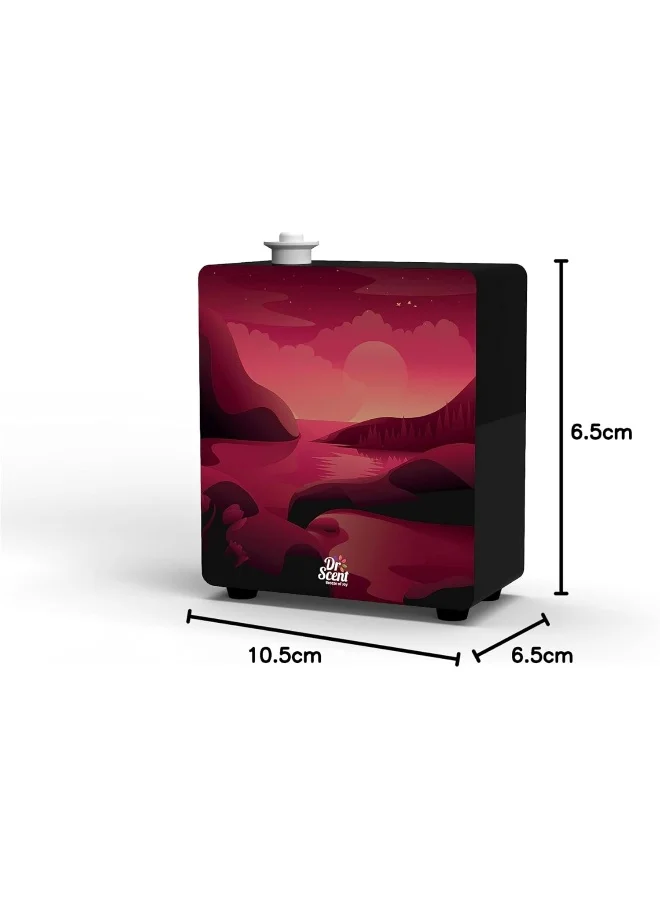 Dr Scent Dr Scent Breeze of Joy Essential Oil ECO Diffuser Fragrance Machine | Supporting Mobile APP (Red)