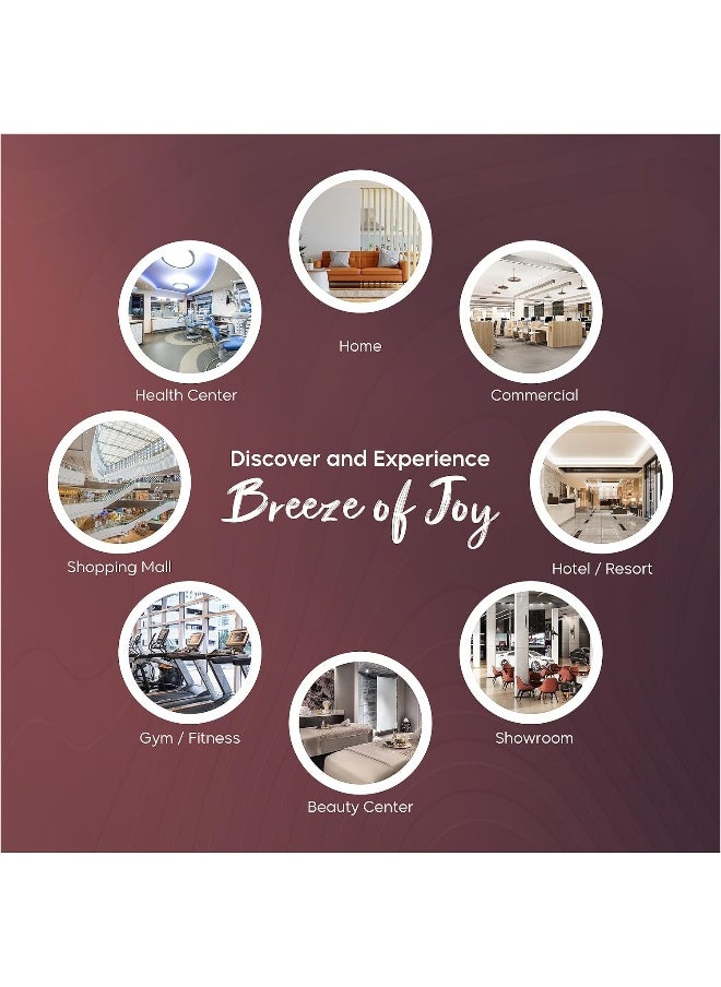 Dr Scent - Dr Scent Breeze of Joy Essential Oil ECO Diffuser Fragrance Machine | Supporting Mobile APP (Red) - Image 1