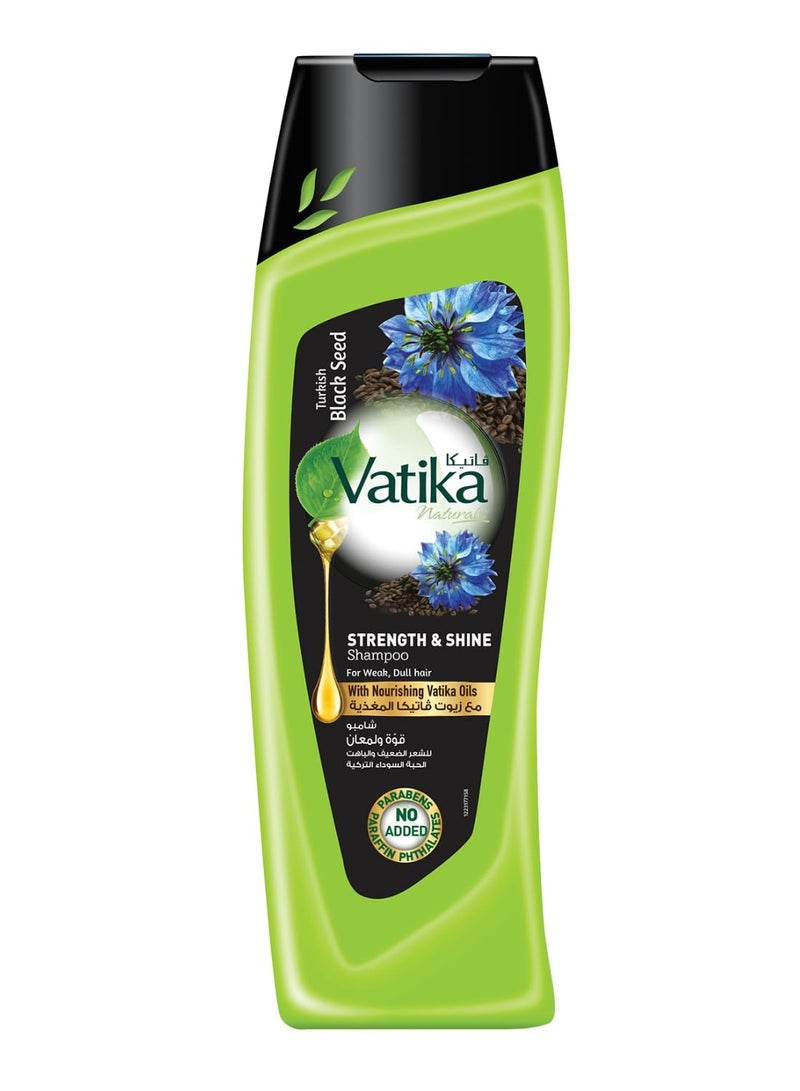 فاتيكا قوة البذور السوداء التركية الطبيعية والشامبو اللامع 200 مل | للشعر الضعيف الباهت | مع الزيوت المغذية | لا البارابين أو البارافينات أو الكحول - Image 1