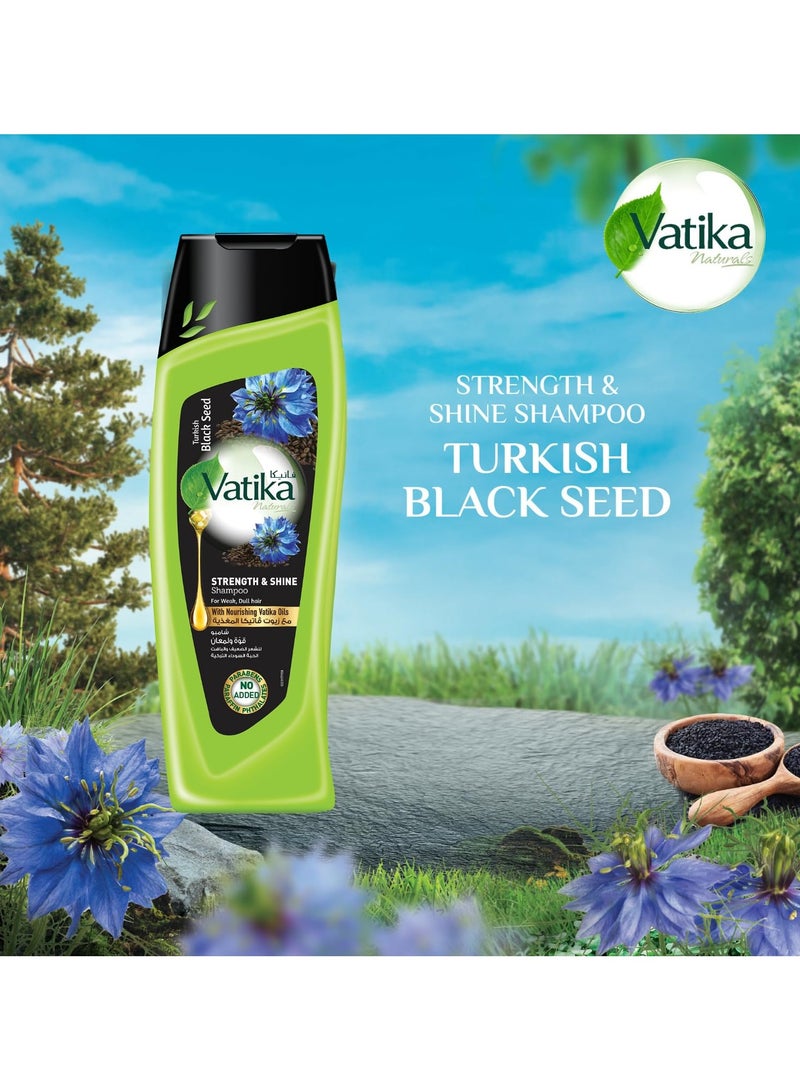 فاتيكا قوة البذور السوداء التركية الطبيعية والشامبو اللامع 200 مل | للشعر الضعيف الباهت | مع الزيوت المغذية | لا البارابين أو البارافينات أو الكحول - Image 3