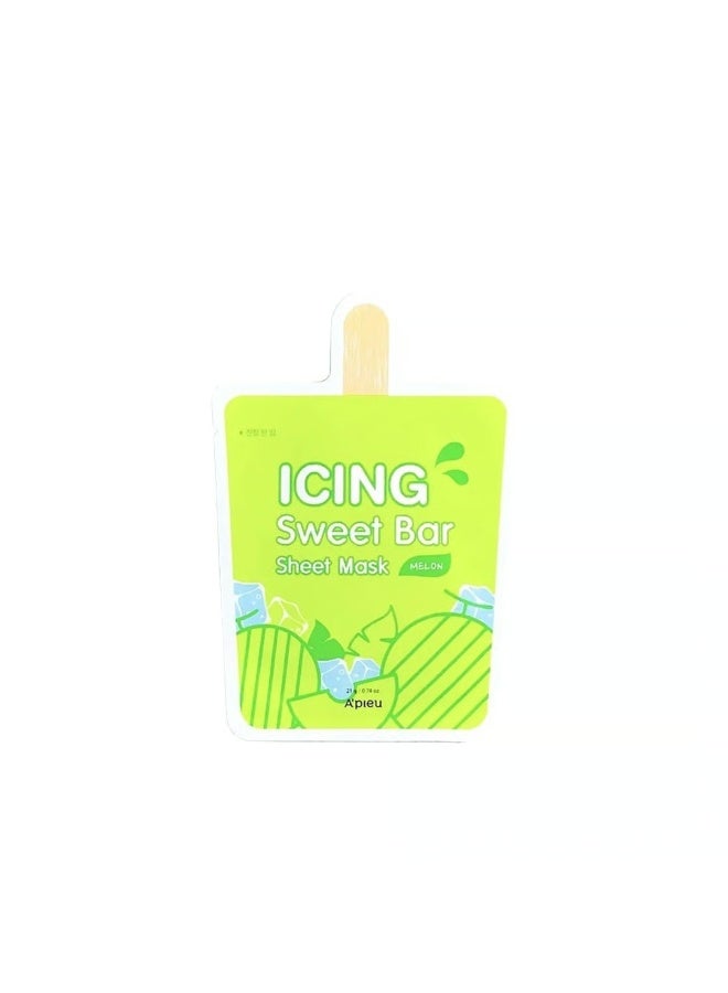 A'pieu Icing Sweet Bar Sheet Mask Melon 21g - Image 1