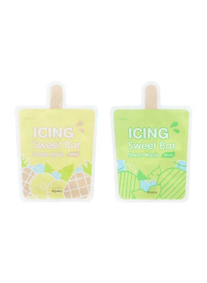 A'pieu Icing Sweet Bar Sheet Mask Melon 21g - Image 2